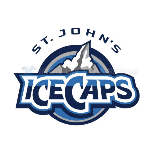 St Johns IceCaps Iron-on Stickers (Heat Transfers)NO.9154